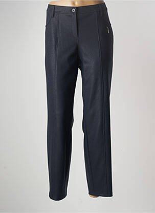 Pantalon slim broderie rivets taille normale bleu FRANK WALDER femme