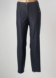 Pantalon slim broderie rivets taille normale bleu FRANK WALDER femme