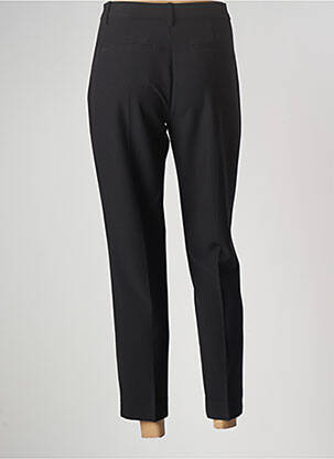 Pantalon chino tissage popeline taille normale noir JENSEN femme