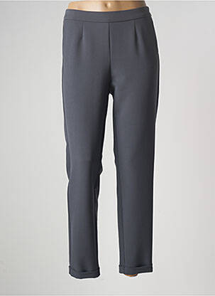 Pantalon chino gris FRANK WALDER pour femme