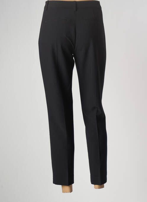 Pantalon chino tissage popeline taille normale noir JENSEN femme