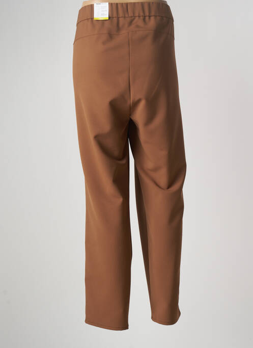 Pantalon slim marron FRANK WALDER pour femme