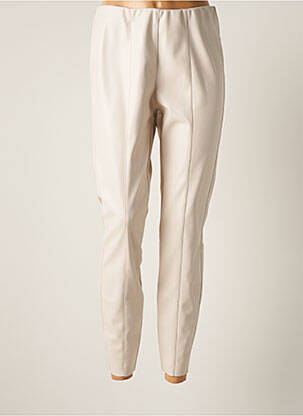 Pantalon slim taille élastique taille normale beige TUZZI femme