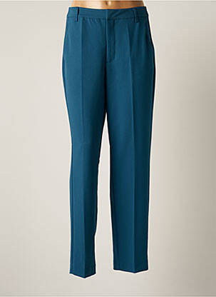 Pantalon droit bleu KAFFE pour femme