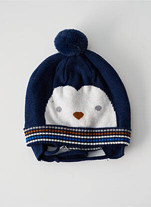 Bonnet empiècements bleu MAYORAL garcon