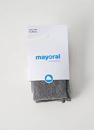 Collants tissage chiné gris MAYORAL fille