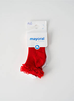 Chaussettes rouge MAYORAL pour fille