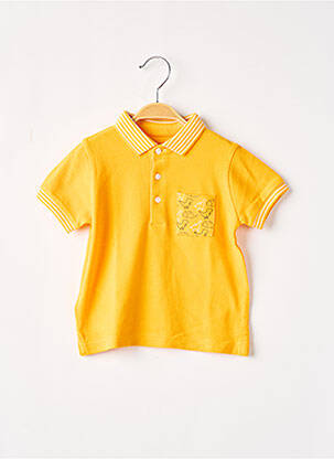 Polo stretch manches courtes jaune MAYORAL garcon
