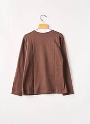 T-shirt marron MAYORAL pour fille seconde vue
