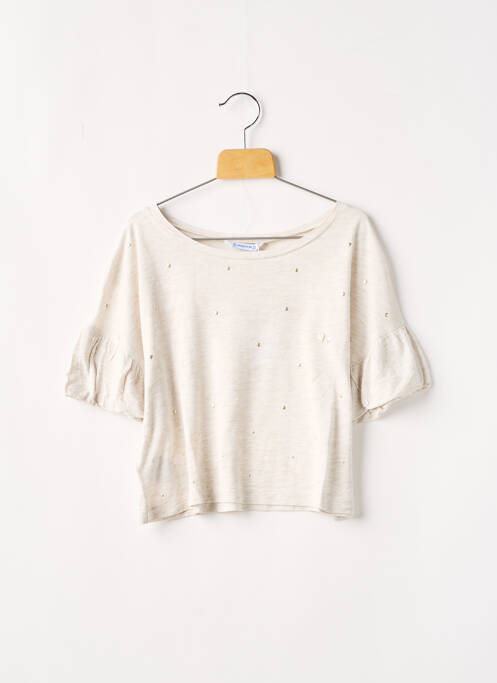 Top beige MAYORAL pour fille
