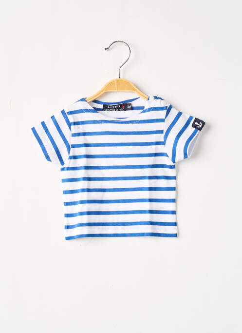 T-shirt bleu LES PETITS COEURS À LA MER pour enfant