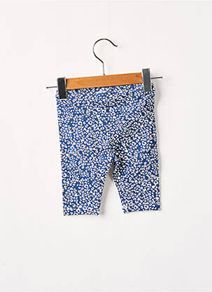 Legging imprimé fleurs taille élastique bleu MAYORAL fille