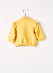 Sweat-shirt jaune MAYORAL pour fille seconde vue