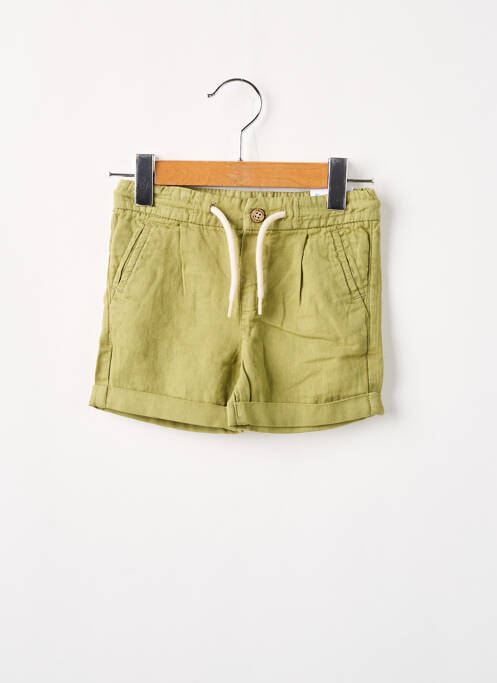 Short poches taille élastique vert MAYORAL enfant