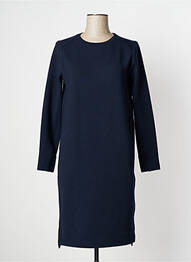 Robe mi-longue manches longues manches longues bleu STREET ONE femme