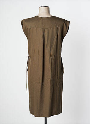 Robe mi-longue manches longues manches longues vert LES TROPEZIENNES PAR M.BELARBI femme