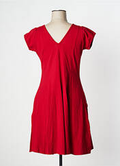 Robe courte rouge KALI YOG pour femme seconde vue