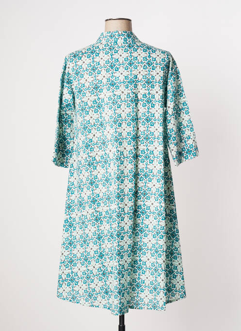 Robe mi-longue bleu KALI YOG pour femme