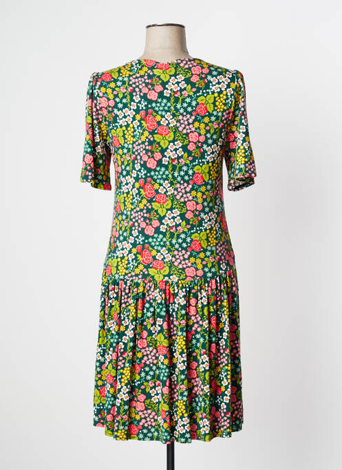 Robe mi-longue vert BLUTSGESCHWISTER pour femme