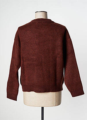 Pull tissage chiné manches longues marron LES TROPEZIENNES PAR M.BELARBI femme