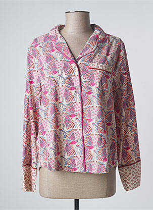 Chemisier coupe droite manches longues rose WHITE STUFF femme