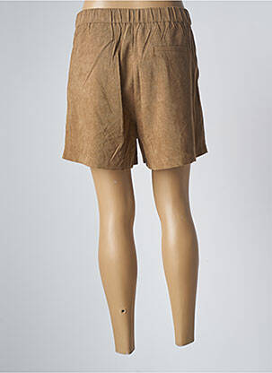 Short fermeture zippée sous rabat boutonné taille normale marron MOLLY BRACKEN femme
