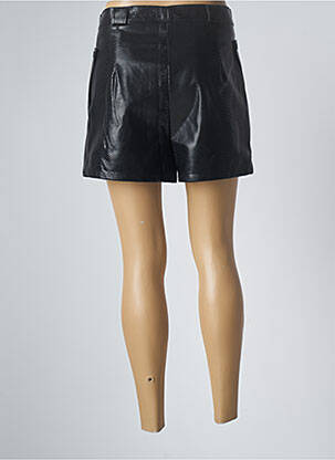 Short tissage simili-cuir taille normale noir MOLLY BRACKEN femme