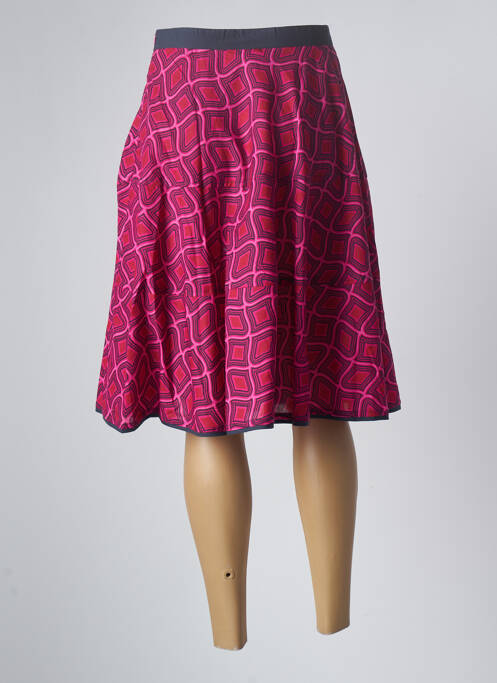 Jupe mi-longue rose LALITA pour femme