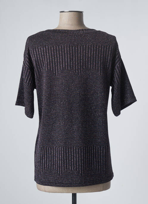 Top noir ICHI pour femme