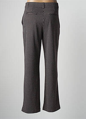 Pantalon droit taille à pinces taille normale noir ICHI femme