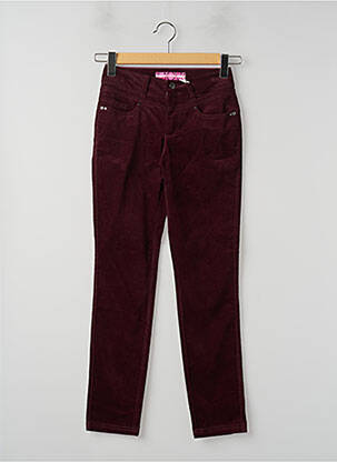 Pantalon slim stretch taille normale rouge STREET ONE femme