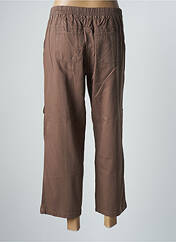 Pantalon large marron AGATHE & LOUISE pour femme seconde vue