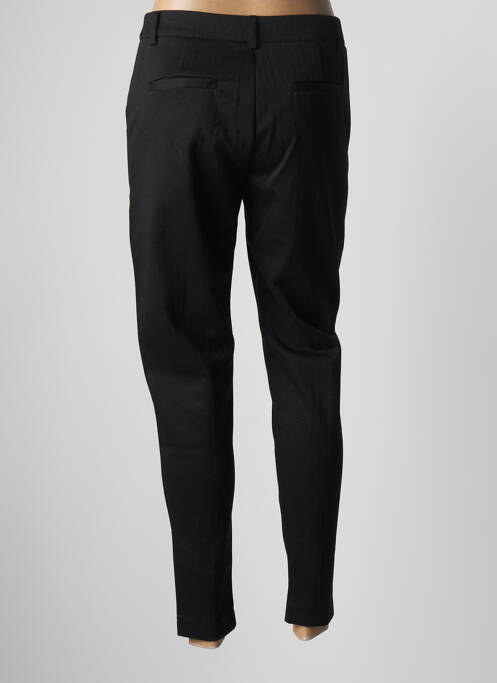 Pantalon chino noir ICHI pour femme