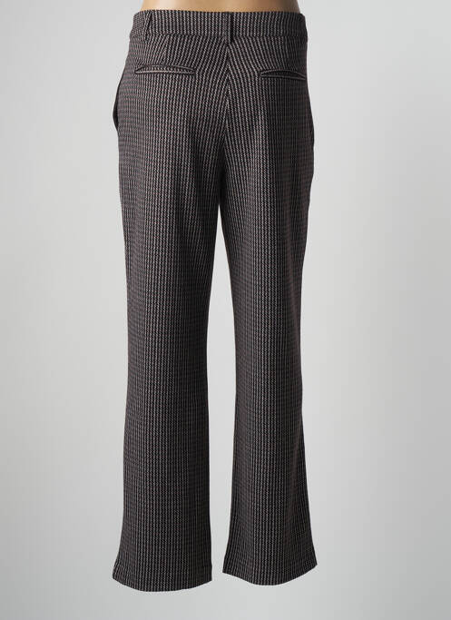 Pantalon droit noir ICHI pour femme