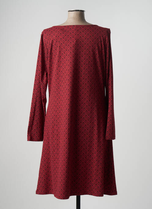 Robe mi-longue orange TRANQUILLO pour femme