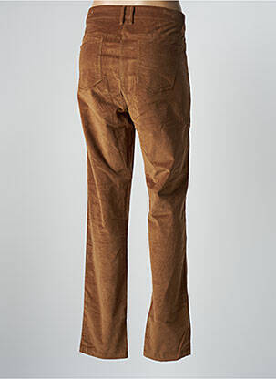 Pantalon slim stretch taille normale marron AGATHE & LOUISE femme