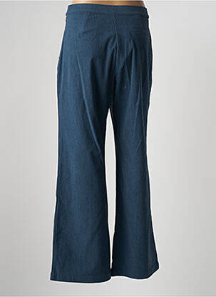 Pantalon large fermeture zip latéral taille normale bleu LES TROPEZIENNES PAR M.BELARBI femme