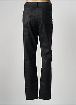 Pantalon slim tissage enduit taille normale noir GEISHA femme