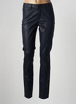 Pantalon slim stretch taille normale bleu GEISHA femme