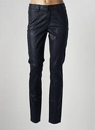 Pantalon slim stretch taille normale bleu GEISHA femme