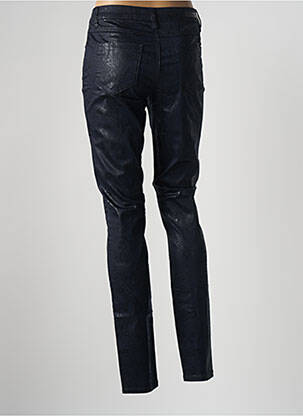 Pantalon slim stretch taille normale bleu GEISHA femme