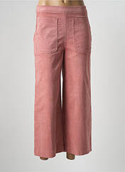 Pantalon 7/8 rose ICHI pour femme seconde vue
