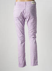 Pantalon slim violet PLEASE pour femme seconde vue