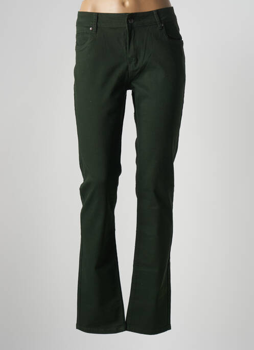 Pantalon droit vert ONADO pour femme