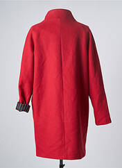 Manteau long rouge TIMEOUT pour femme seconde vue