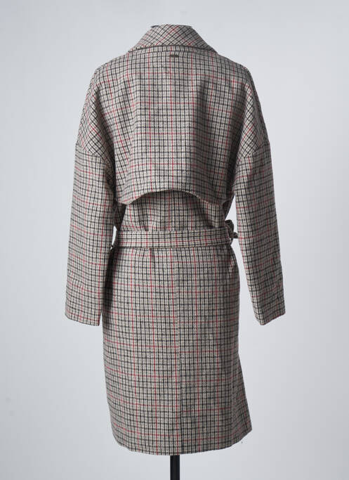 Manteau long beige TIMEOUT pour femme