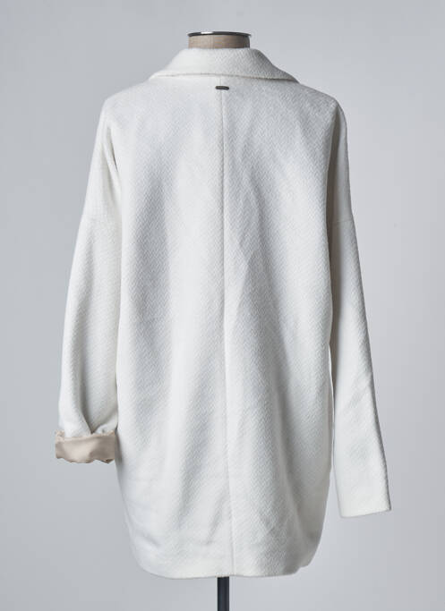 Manteau long blanc TIMEOUT pour femme