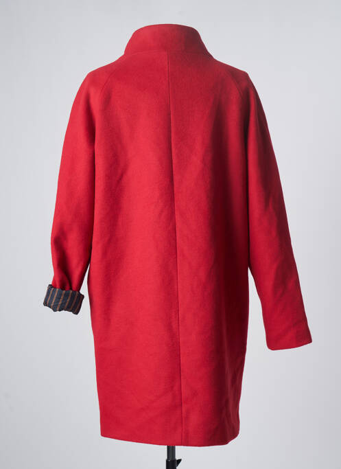 Manteau long rouge TIMEOUT pour femme