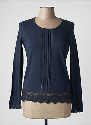 T-shirt manches longues manches longues bleu KENVELO femme