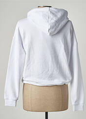 Sweat-shirt à capuche blanc KENVELO pour femme seconde vue